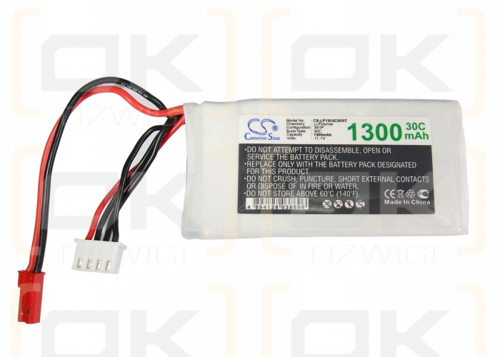 RC CS-LP1303C30RT / CS-LP1303C30RT 1300 mAh Li-Polymer 11,1 V (Cameron Sino)