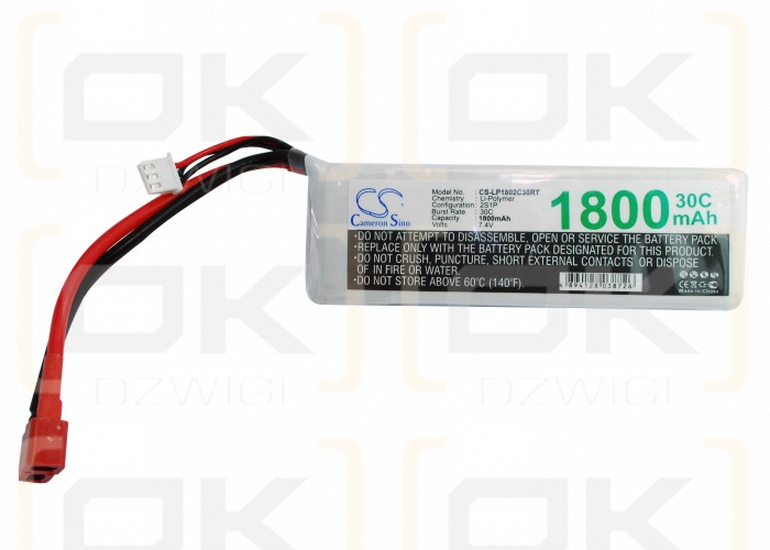 RC CS-LP1802C30RT / CS-LP1802C30RT 1800 mAh Li-Polymer 7,4 V (Cameron Sino)