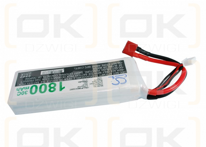 RC CS-LP1803C30RT / CS-LP1803C30RT 1800mAh Li-polímero 11,1V (Cameron Sino)