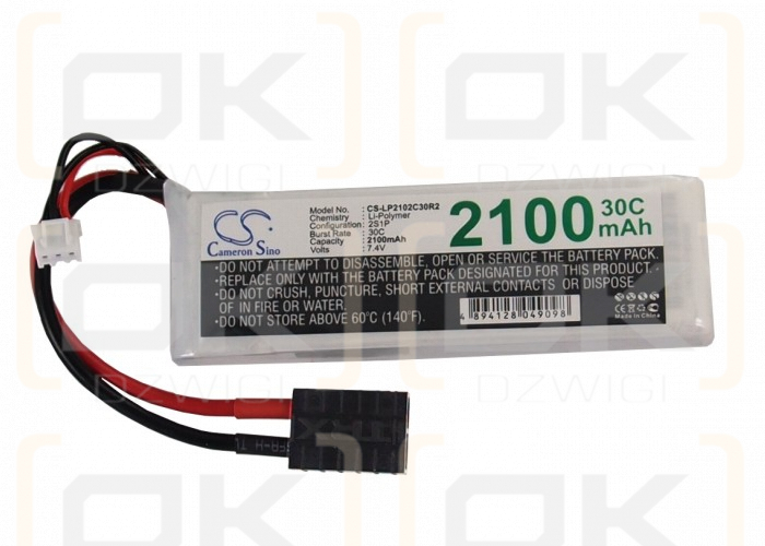 RC CS-LP2102C30R2 / CS-LP2102C30R2 2100 mAh Li-Polymer 7,4 V (Cameron Sino)