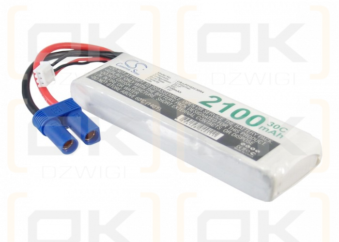 RC CS-LP2102C30R4 / CS-LP2102C30R4 2100 mAh Li-Polymer 7,4 V (Cameron Sino)