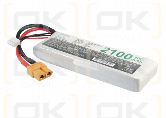 RC CS-LP2102C30R5 / CS-LP2102C30R5 2100mAh Li-polímero 7.4V (Cameron Sino)