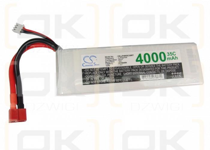 RC CS-LP4002C35RT / CS-LP4002C35RT 4000 mAh Li-Polymer 7,4 V (Cameron Sino)