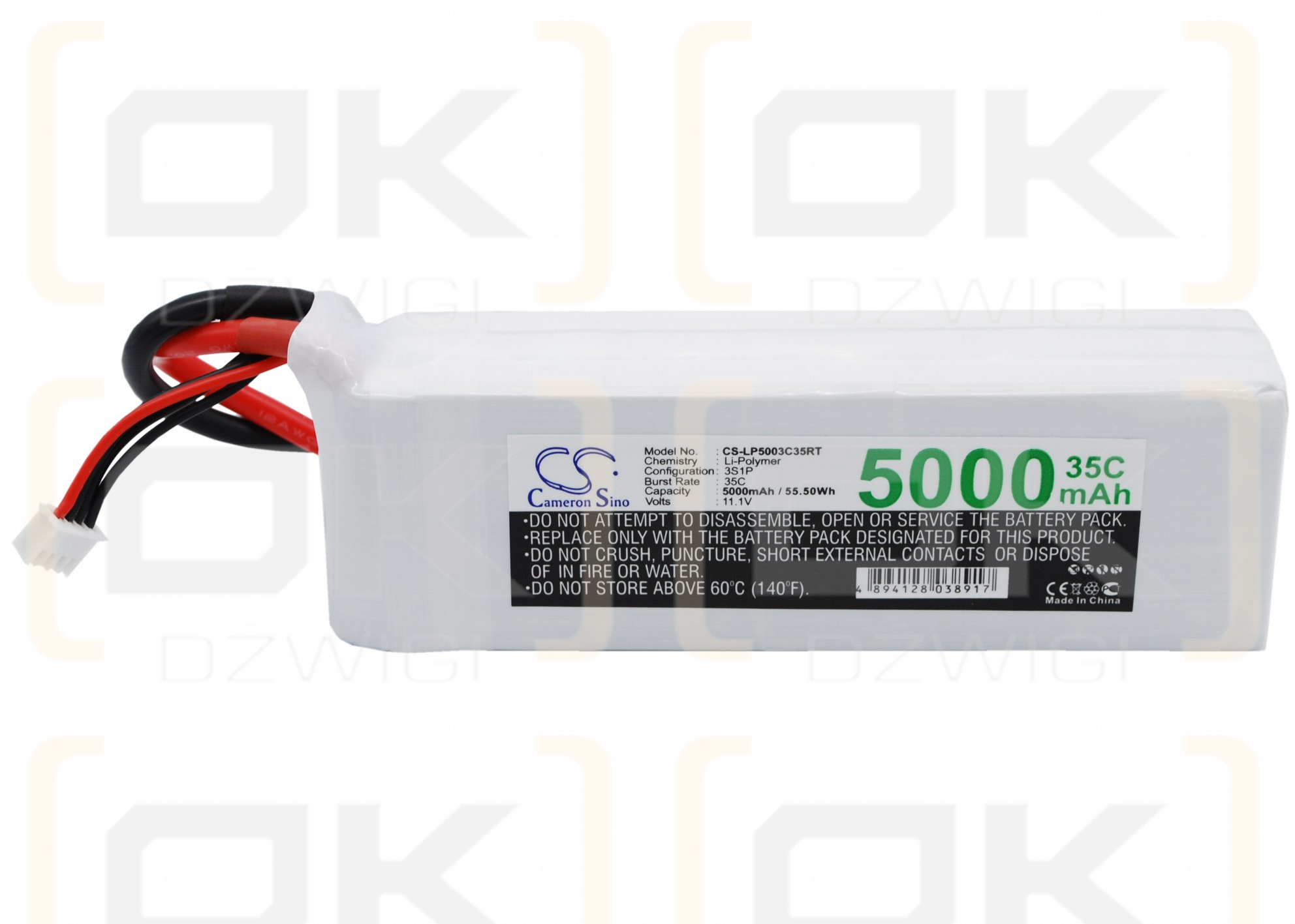 RC CS-LP5003C35RT / CS-LP5003C35RT 5000 mAh Li-Polymer 11,1 V (Cameron Sino)