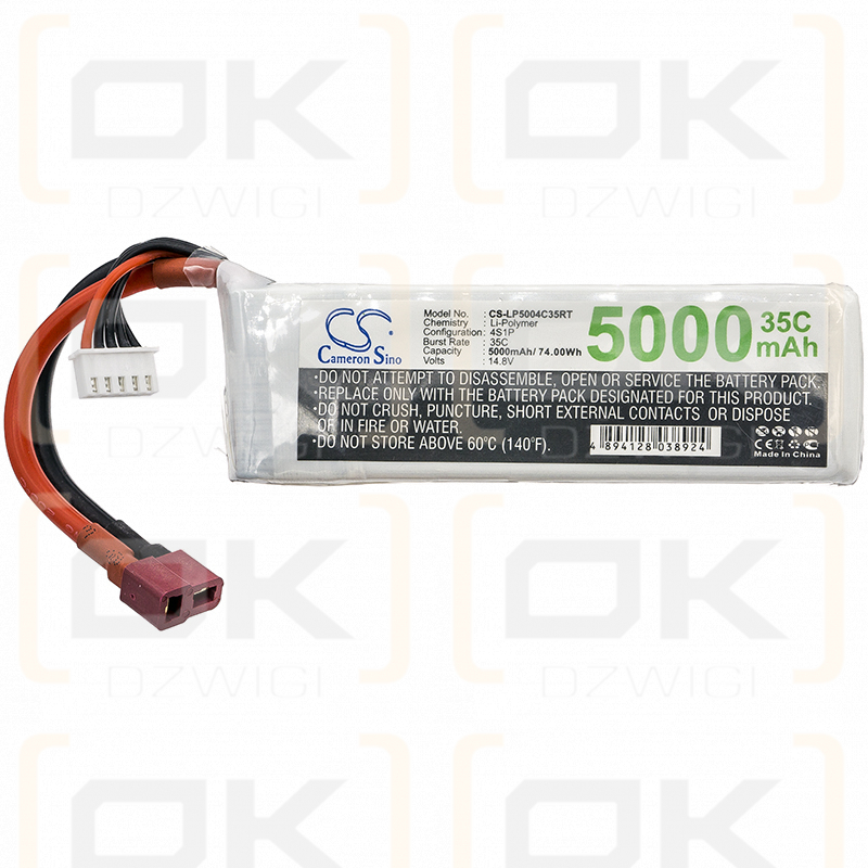 RC CS-LP5004C35RT / CS-LP5004C35RT 5000mAh Li-polímero 14,8V (Cameron Sino)