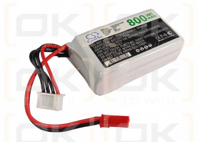 RC CS-LP8003C30RT / CS-LP8003C30RT 800mAh Li-polímero 11.1V (Cameron Sino)