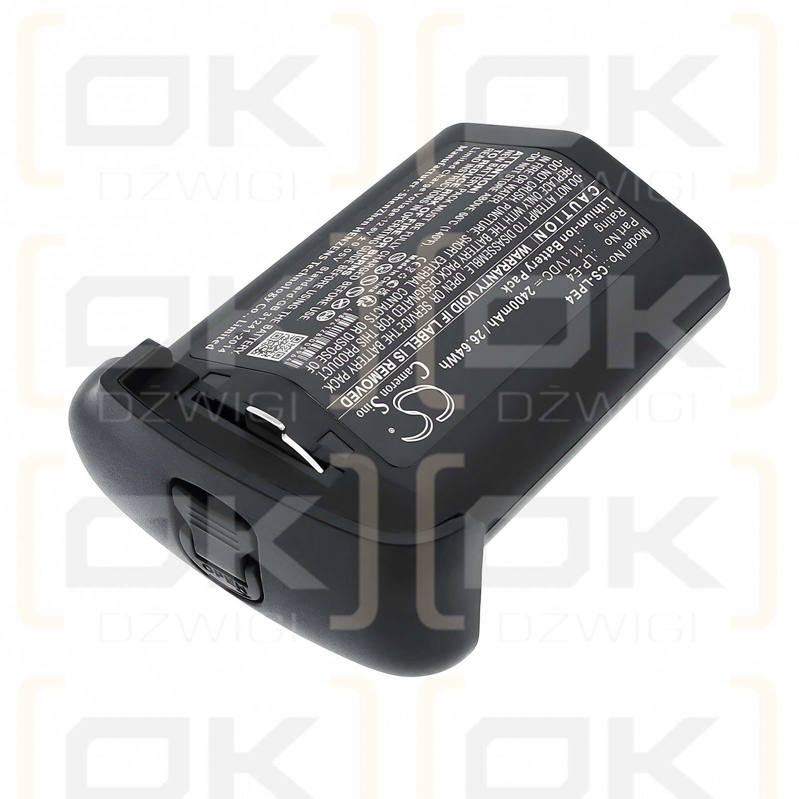 Canon EOS-1D X / LP-E4 2400 mAh Li-ion 11.1 V (Cameron Sino)