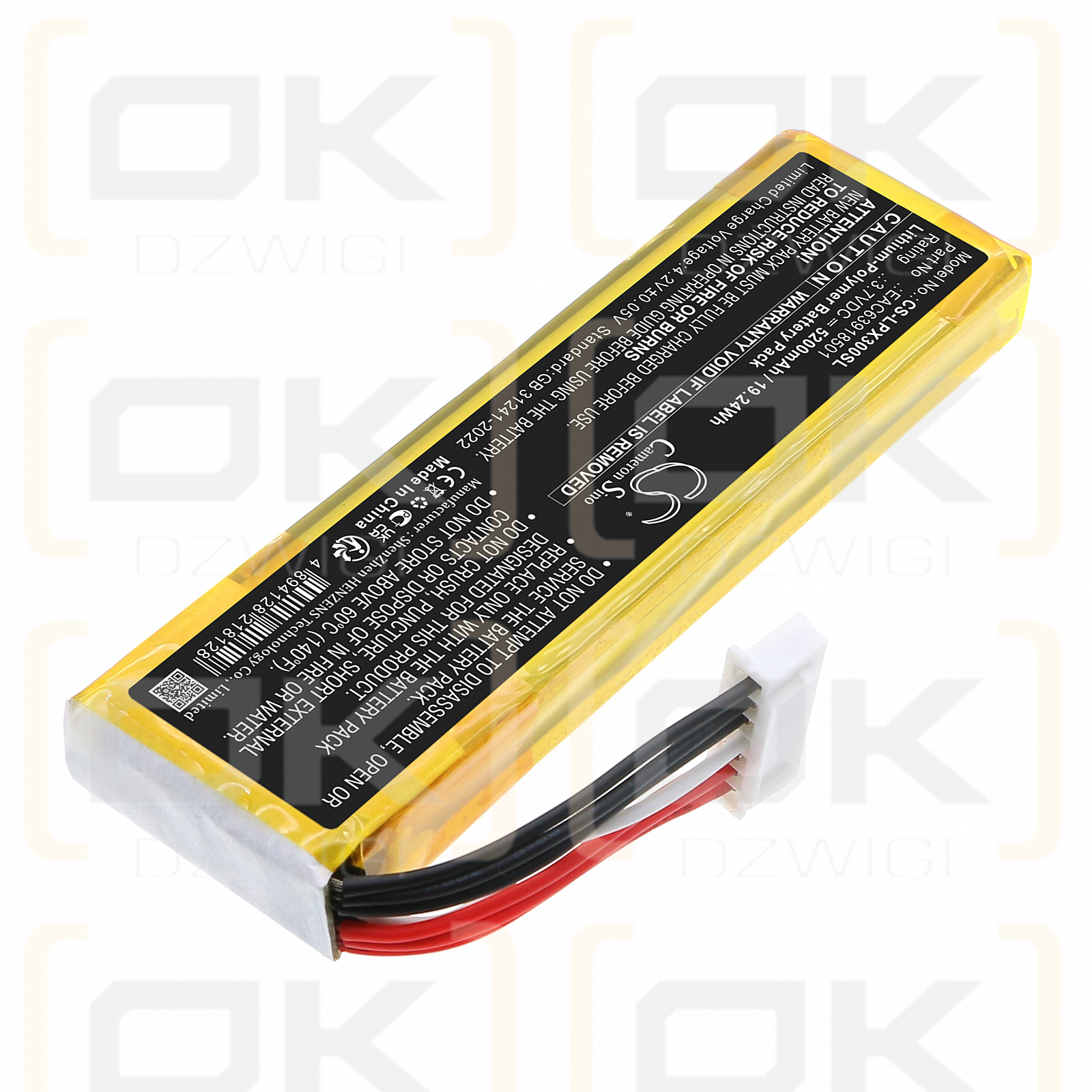 LG PK3-N.ABRALLK / EAC63918501 5200 mAh Li-Polymer 3,7 V (Cameron Sino)