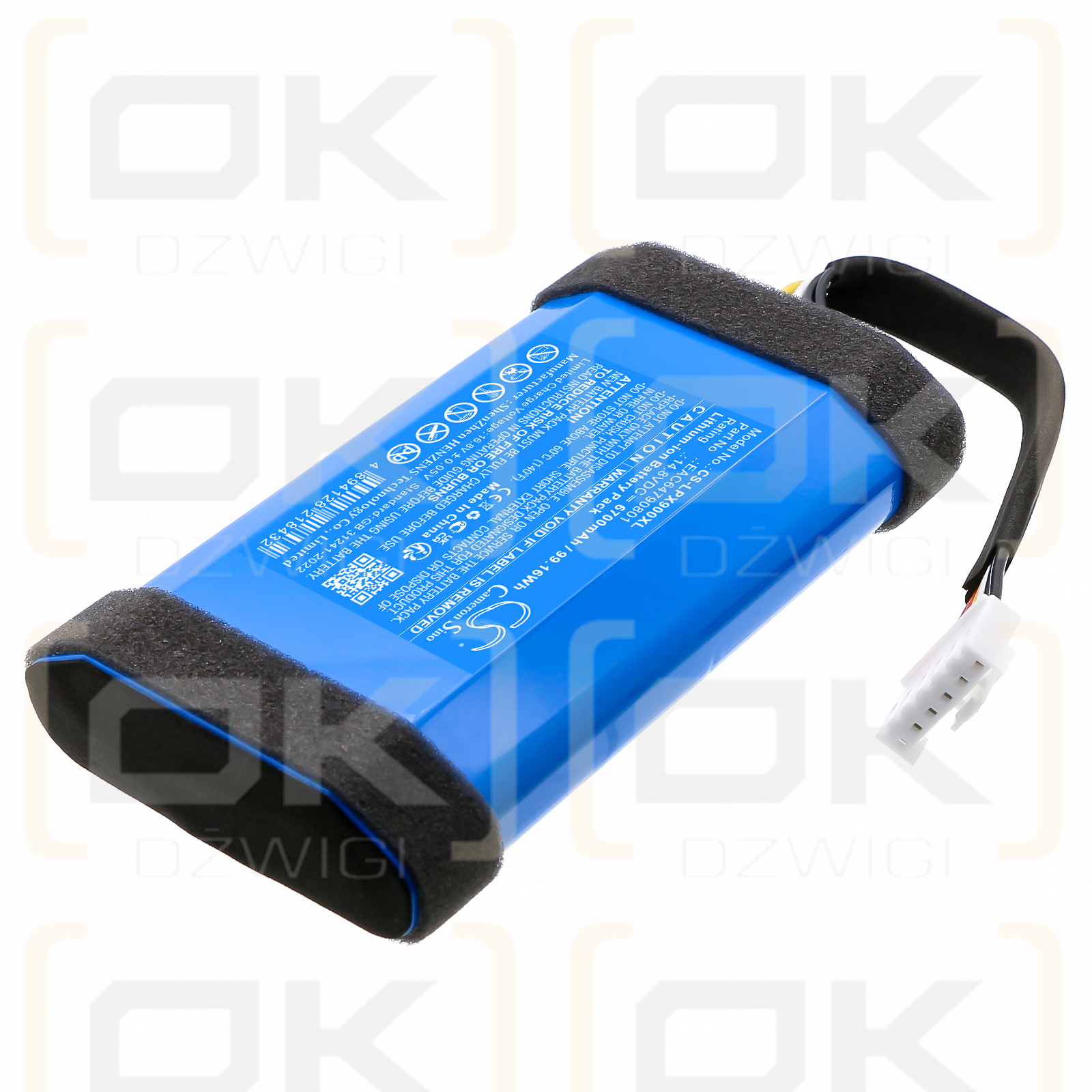 LG XG9QBK.DEUSLLK / EAC64790801 6700mAh Li-ion 14.8V (Cameron Sino)