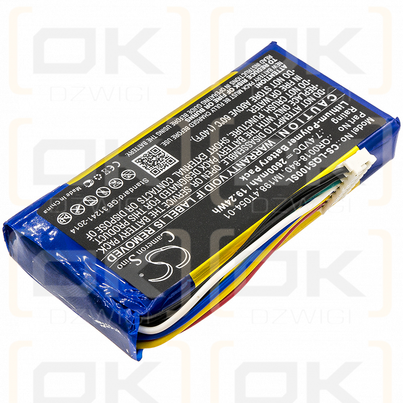 Panel Qolsys IQ / QR0018-840 2600mAh Li-Polímero 7.4V (Cameron Sino)