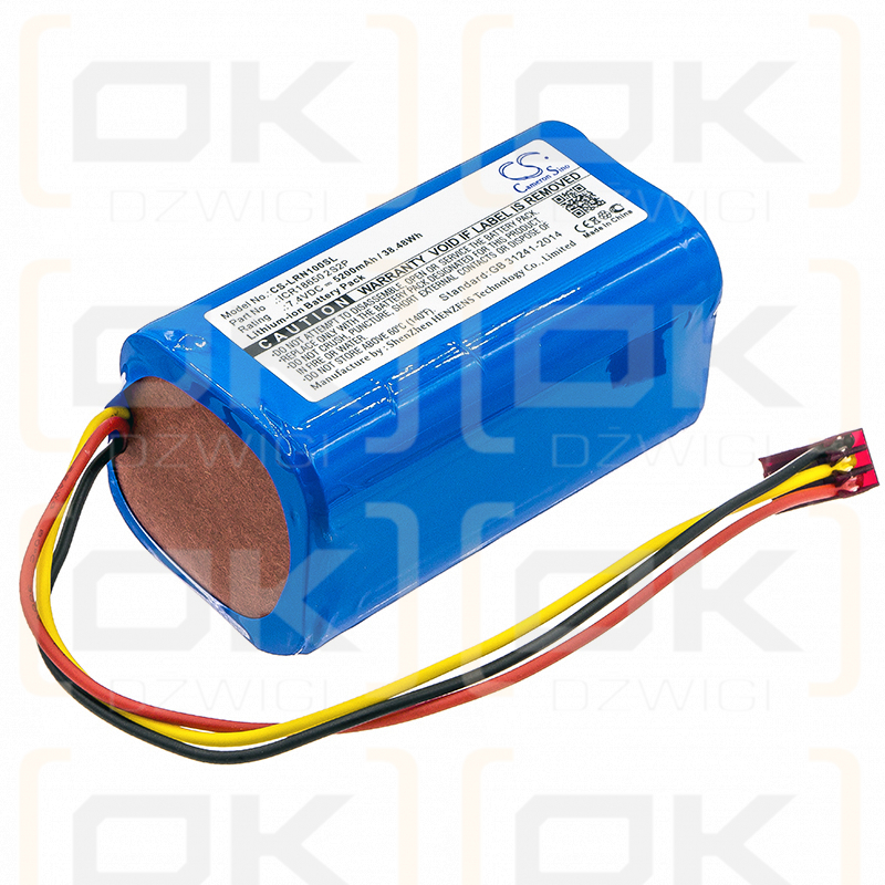 Lazer Runner-kompatibler 6800 mAh 4-Zellen-Lithium-Ionen-Akku / ICR18650 2S2P 5200 mAh Li-Ion 7,4 V (Cameron Sino)