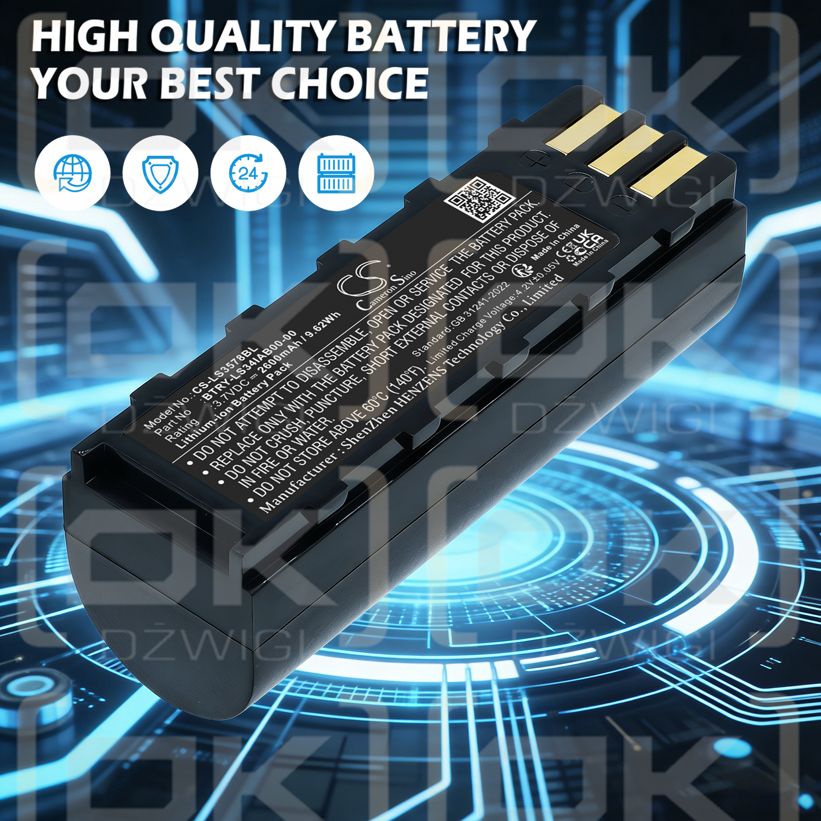 Motorola / 21-62606-01 2600 mAh Li-Ion 3,7 V (Cameron Sino)