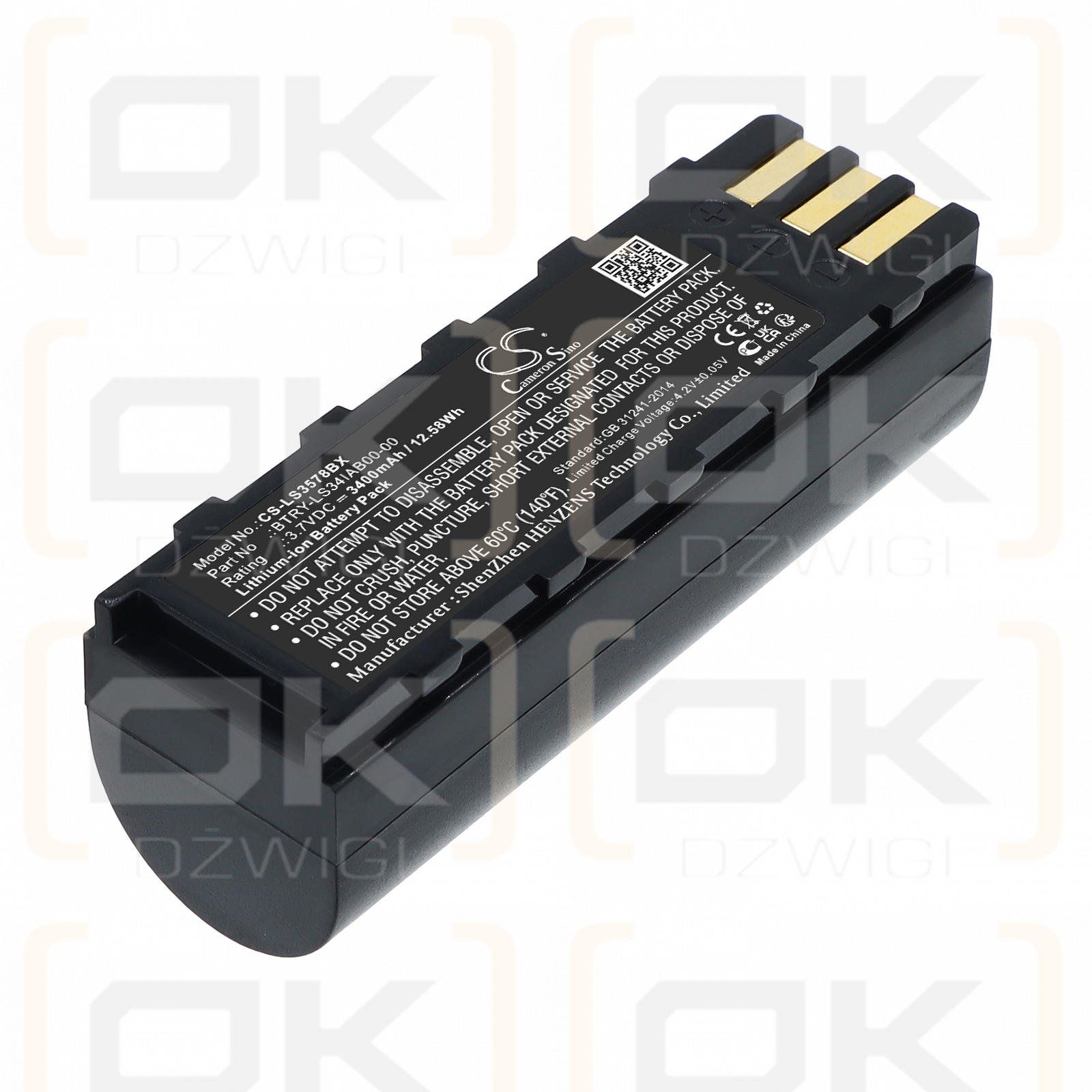 Motorola / 21-62606-01 3400 mAh Li-Ion 3,7 V (Cameron Sino)