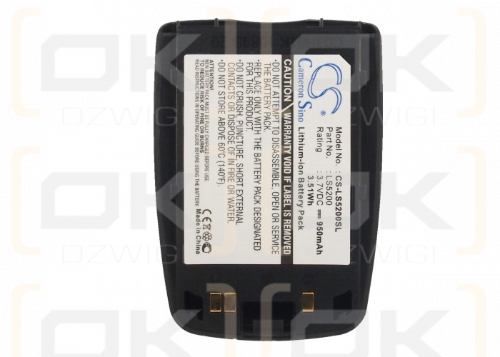 LG S5200 / LGLP-GAHM 950mAh Li-ion 3.7V (Cameron Sino)