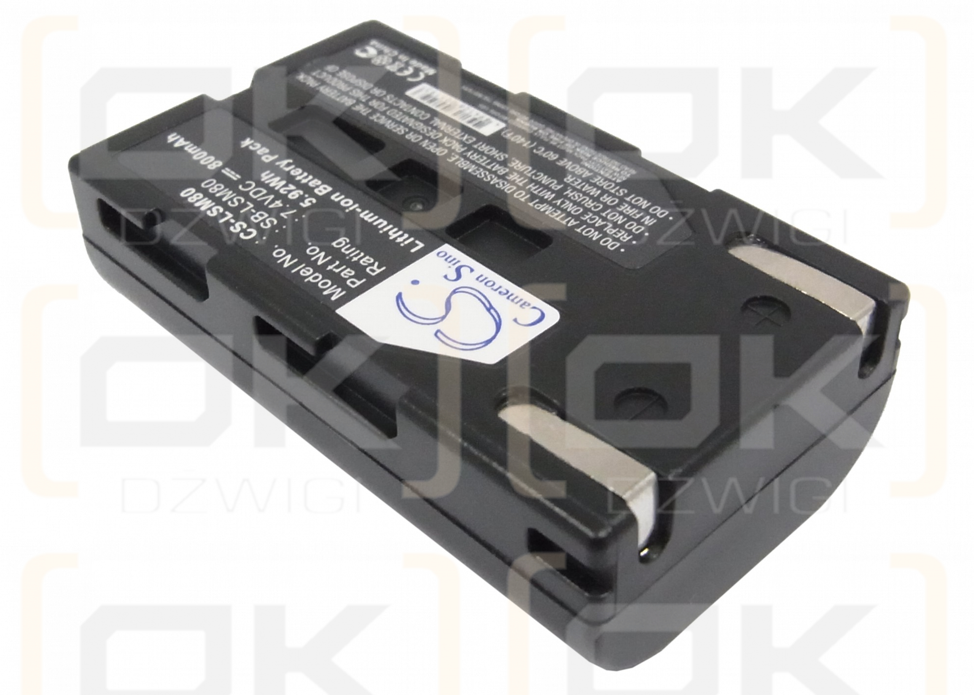 Samsung VM-DC560K / SB-LSM80 800mAh Li-ion 7.4V (Cameron Sino)