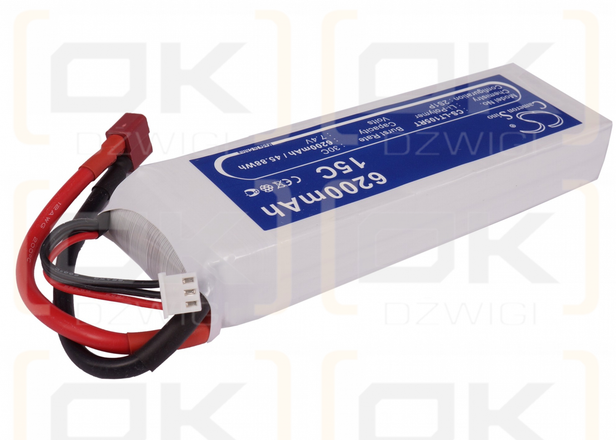 RC CS-LT105RT / CS-LT105RT 6200mAh Li-Polymer 7.4V (Cameron Sino)