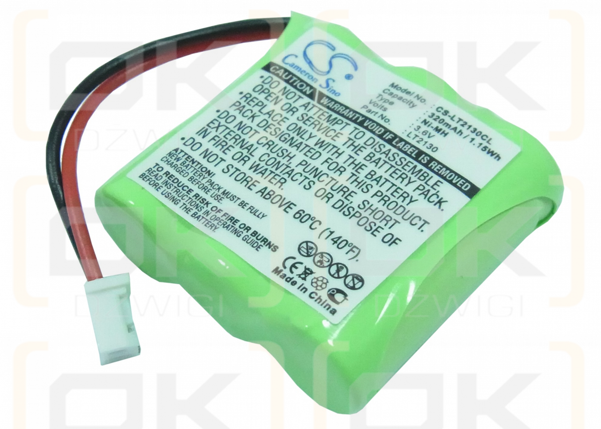 Loewe AlphaTel 3100DE 320mAh Ni-MH 3.6V (Cameron Sino)