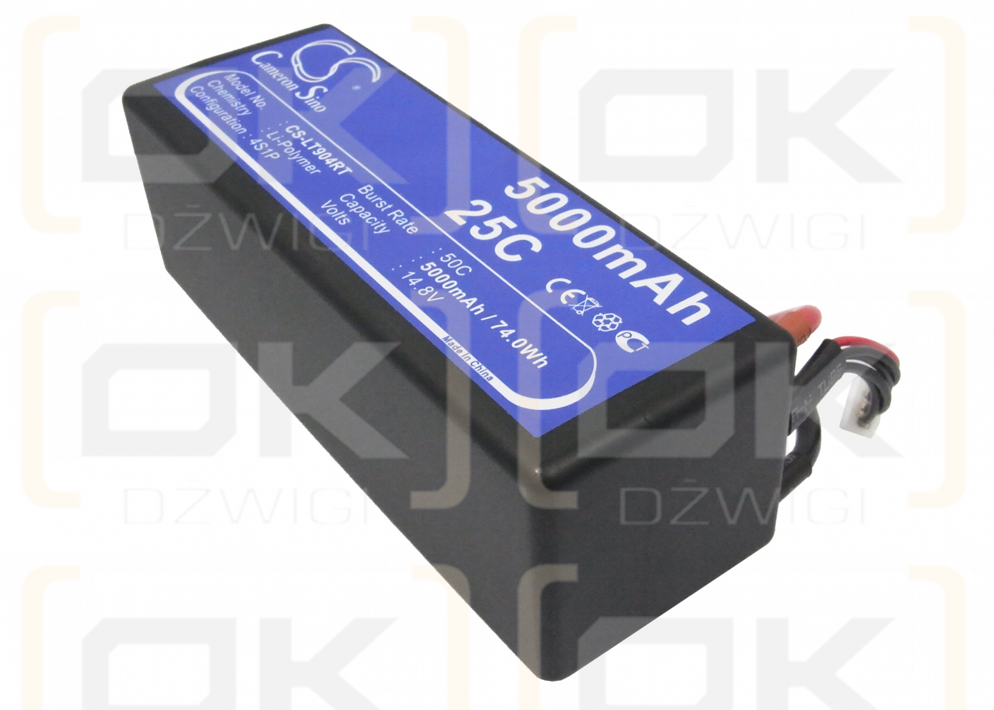 RC CS-LT904RT / CS-LT904RT 5000mAh Li-polímero 14.8V (Cameron Sino)