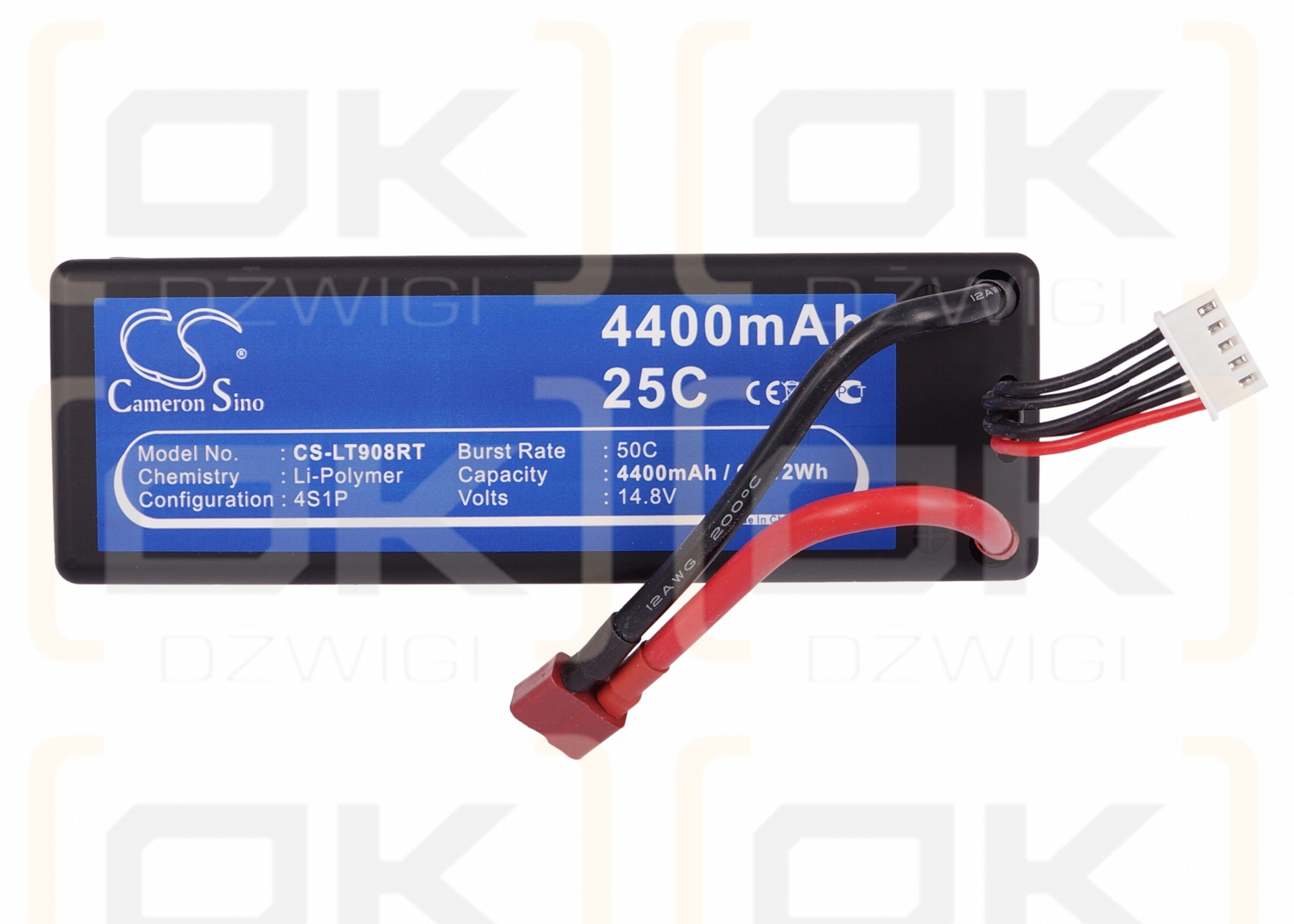 RC CS-LT908RT / CS-LT908RT 4400mAh Li-Polymer 14.8V (Cameron Sino)