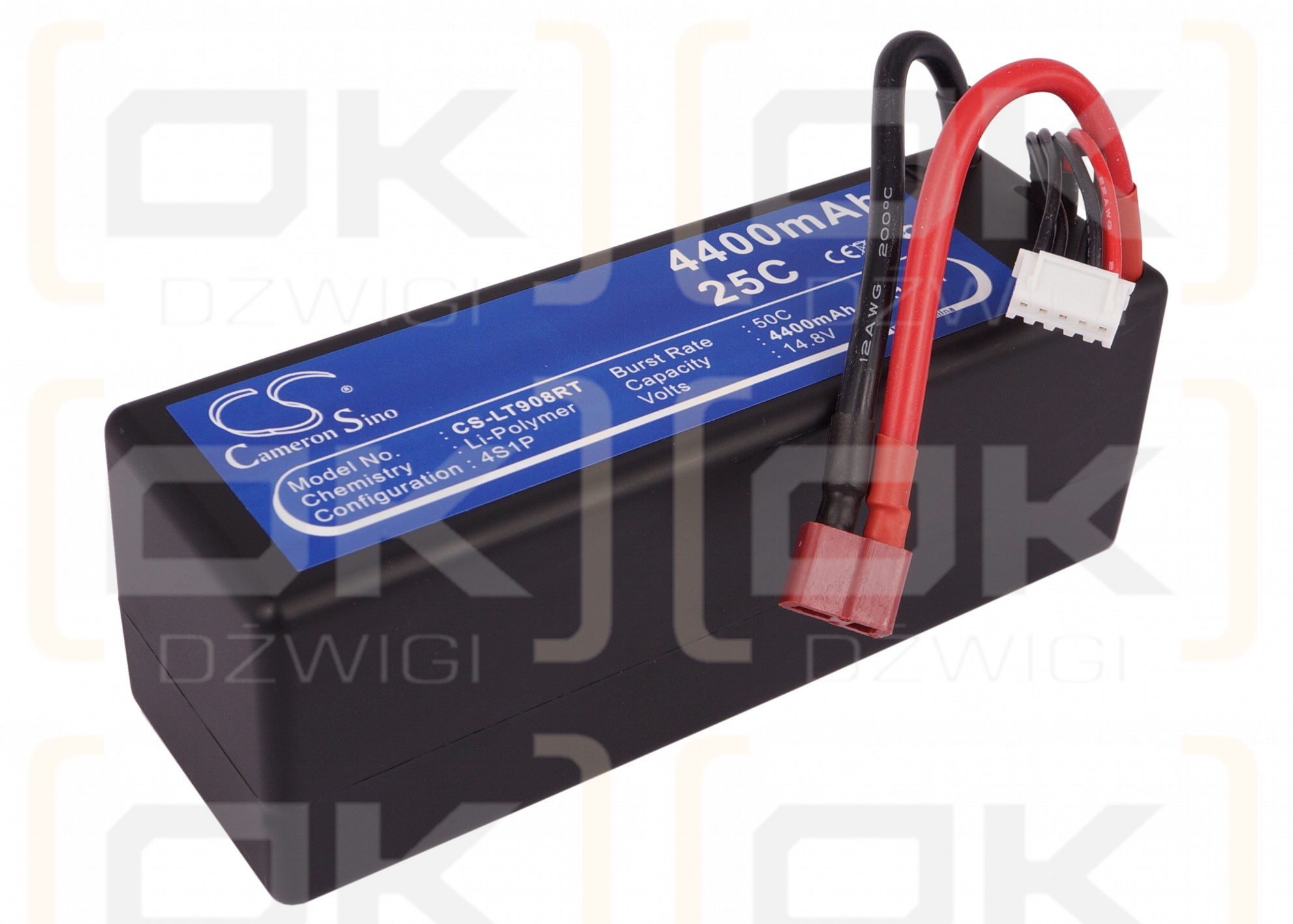 RC CS-LT908RT / CS-LT908RT 4400mAh Li-Polymer 14.8V (Cameron Sino)