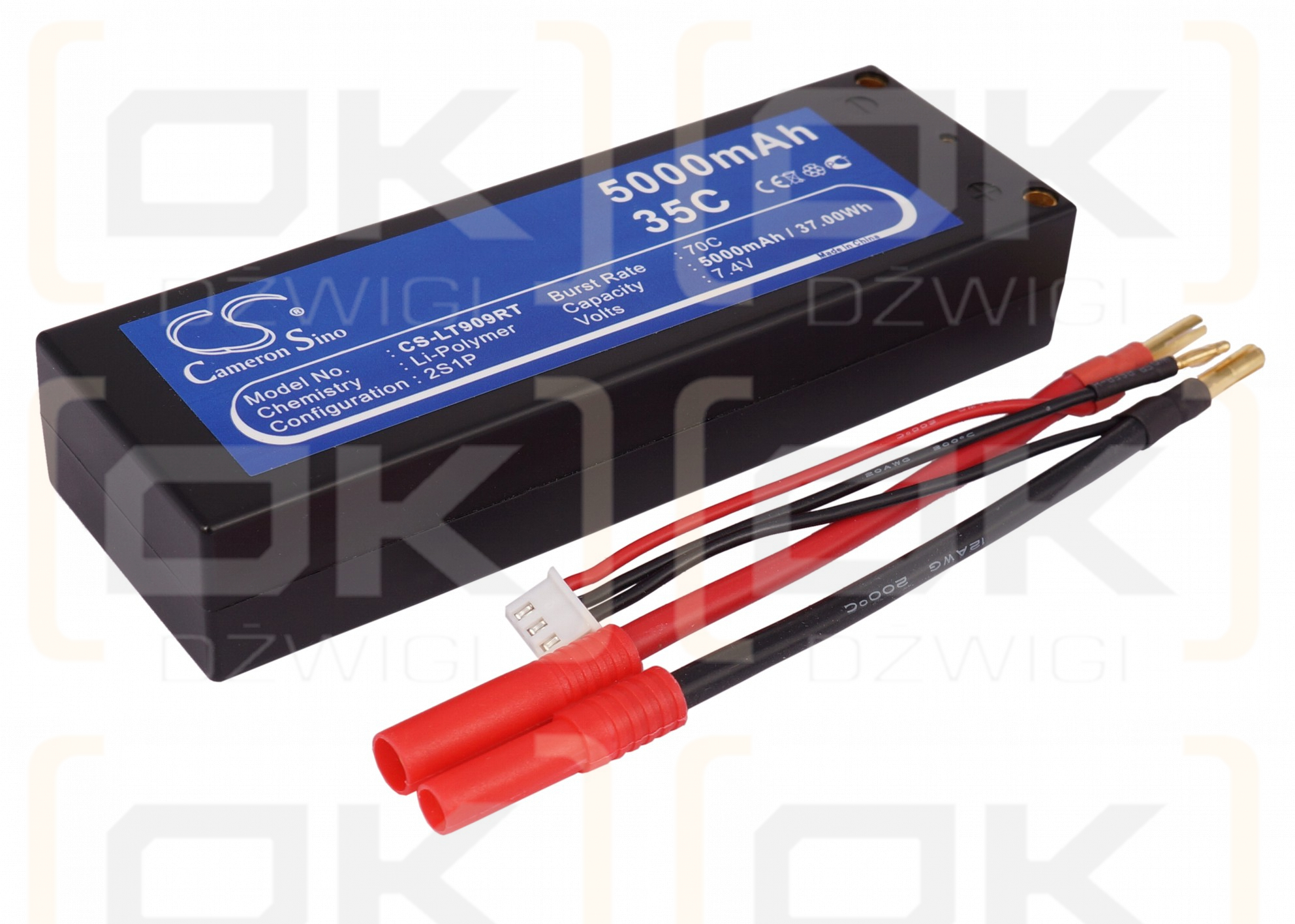 RC CS-LT909RT / CS-LT909RT 5000mAh Li-Polymer 7.4V (Cameron Sino)