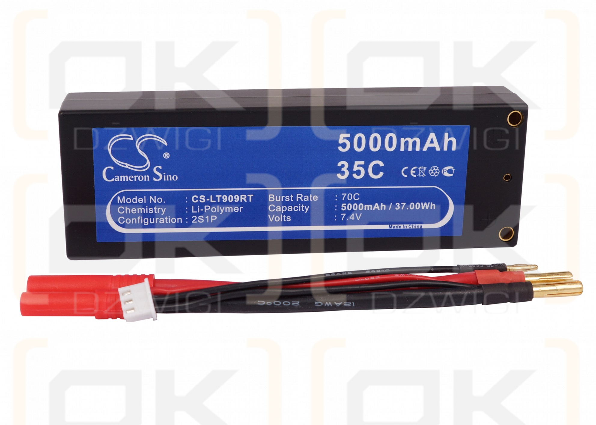 RC CS-LT909RT / CS-LT909RT 5000mAh Li-Polymer 7.4V (Cameron Sino)