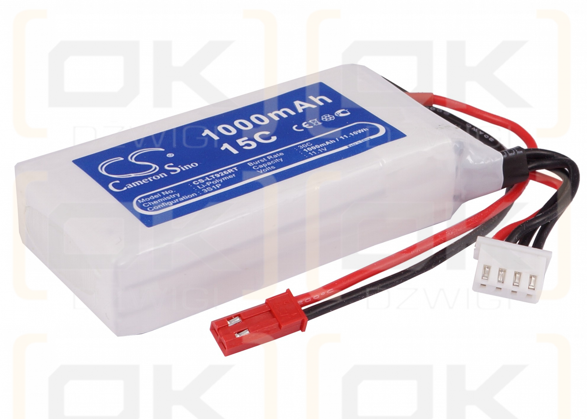 RC CS-LT926RT / CS-LT926RT 1000mAh Li-Polymer 11.1V (Cameron Sino)