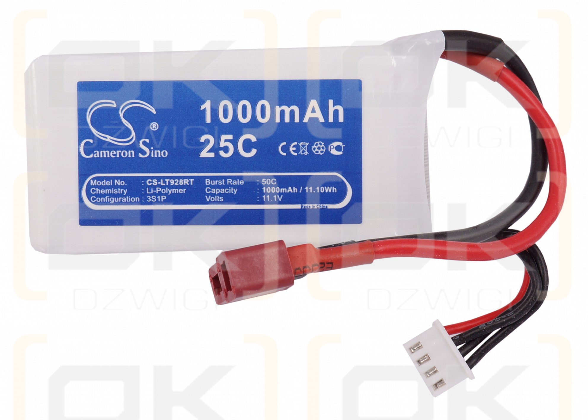 RC CS-LT928RT / CS-LT928RT 1000mAh Li-Polymer 11.1V (Cameron Sino)