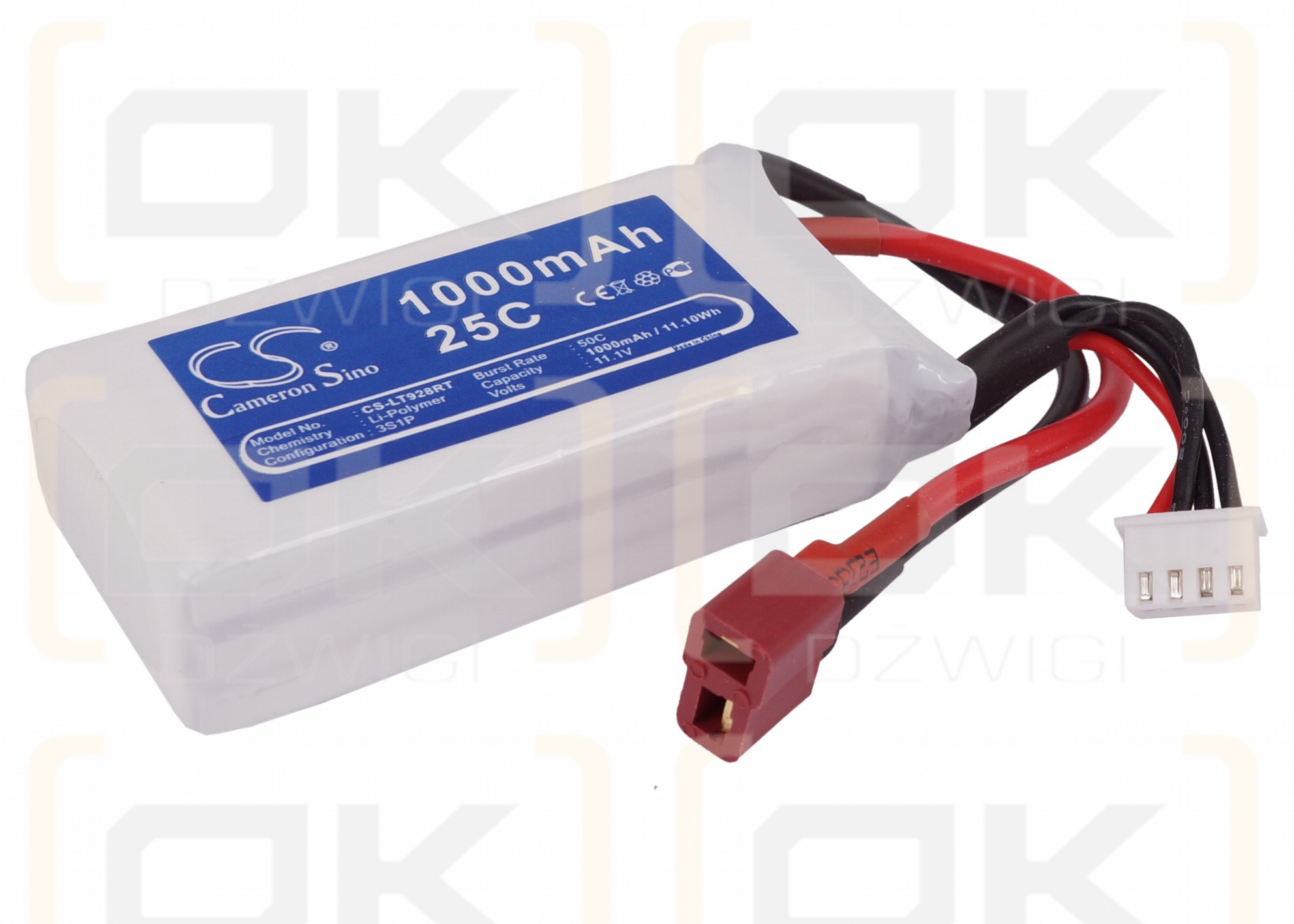 RC CS-LT928RT / CS-LT928RT 1000mAh Li-Polymer 11.1V (Cameron Sino)