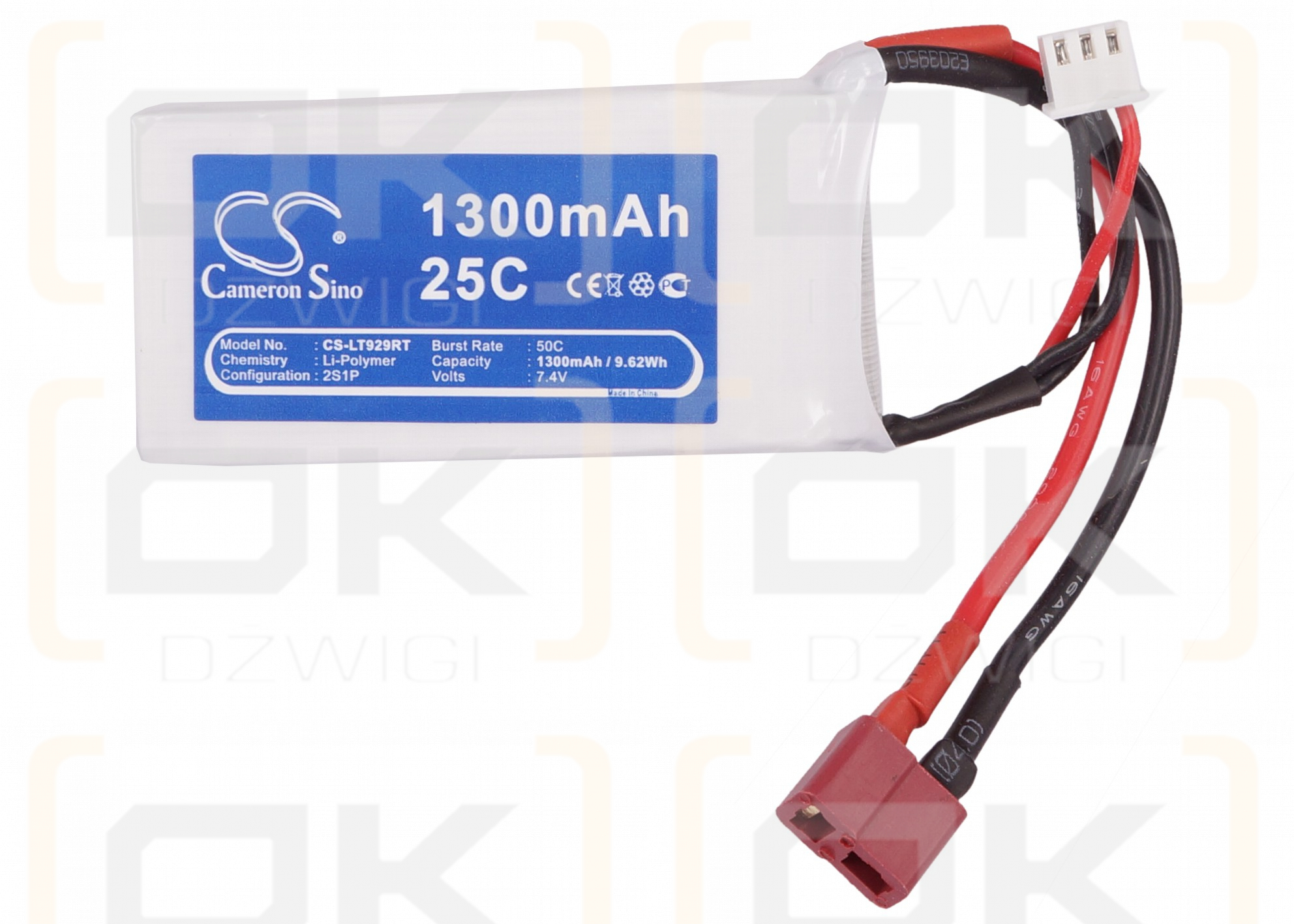 RC CS-LT929RT / CS-LT929RT 1300 mAh Li-Polymer 7,4 V (Cameron Sino)