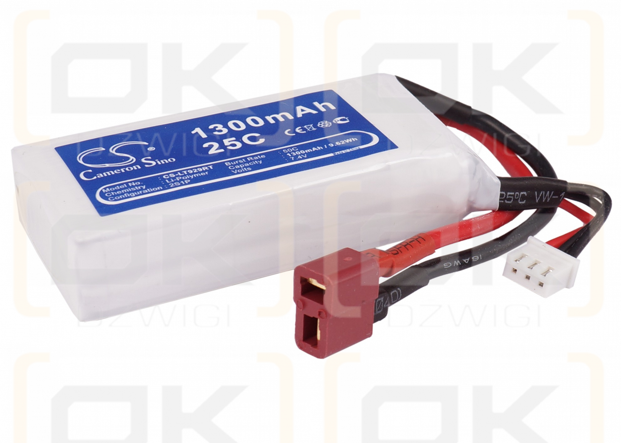 RC CS-LT929RT / CS-LT929RT 1300 mAh Li-Polymer 7,4 V (Cameron Sino)