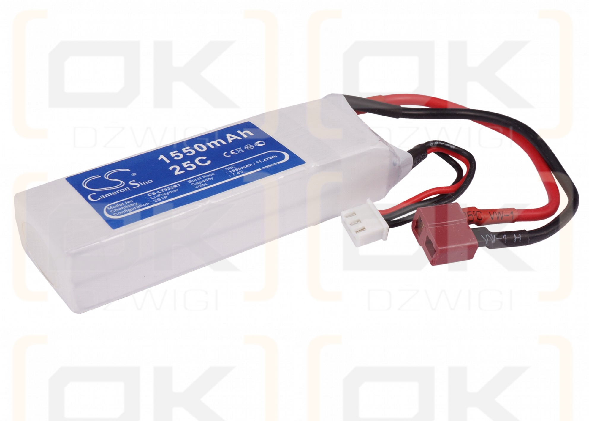 RC CS-LT932RT / CS-LT932RT 1550 mAh Li-Polymer 7,4 V (Cameron Sino)