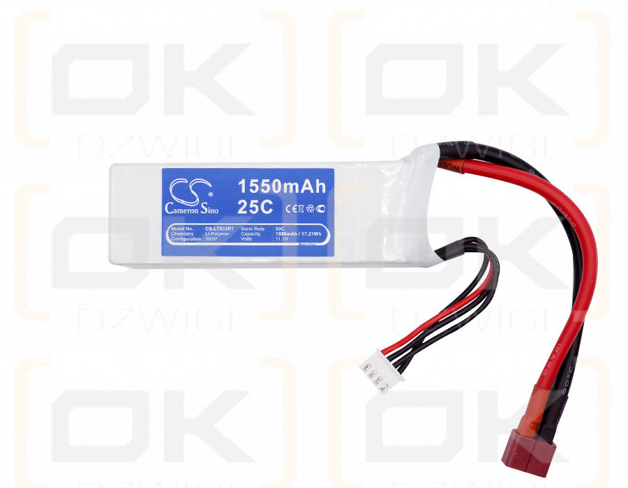 RC CS-LT933RT / CS-LT933RT 1550mAh Li-Polymer 11.1V (Cameron Sino)