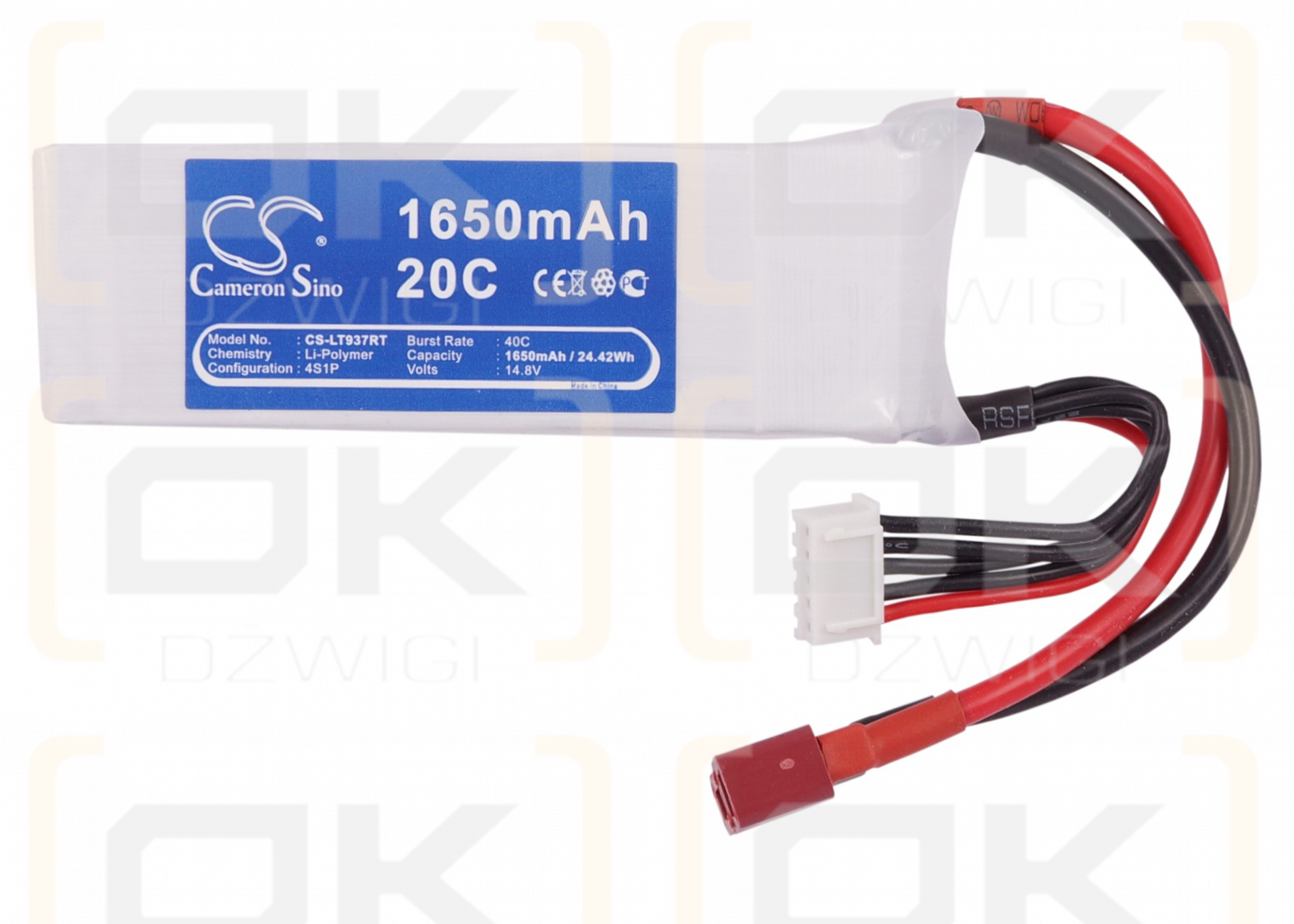 RC CS-LT937RT / CS-LT937RT 1650mAh Li-Polymer 14.8V (Cameron Sino)