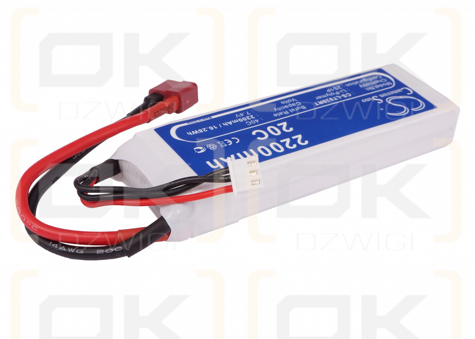 RC CS-LT938RT / CS-LT938RT 2200mAh Li-Polymer 7.4V (Cameron Sino)