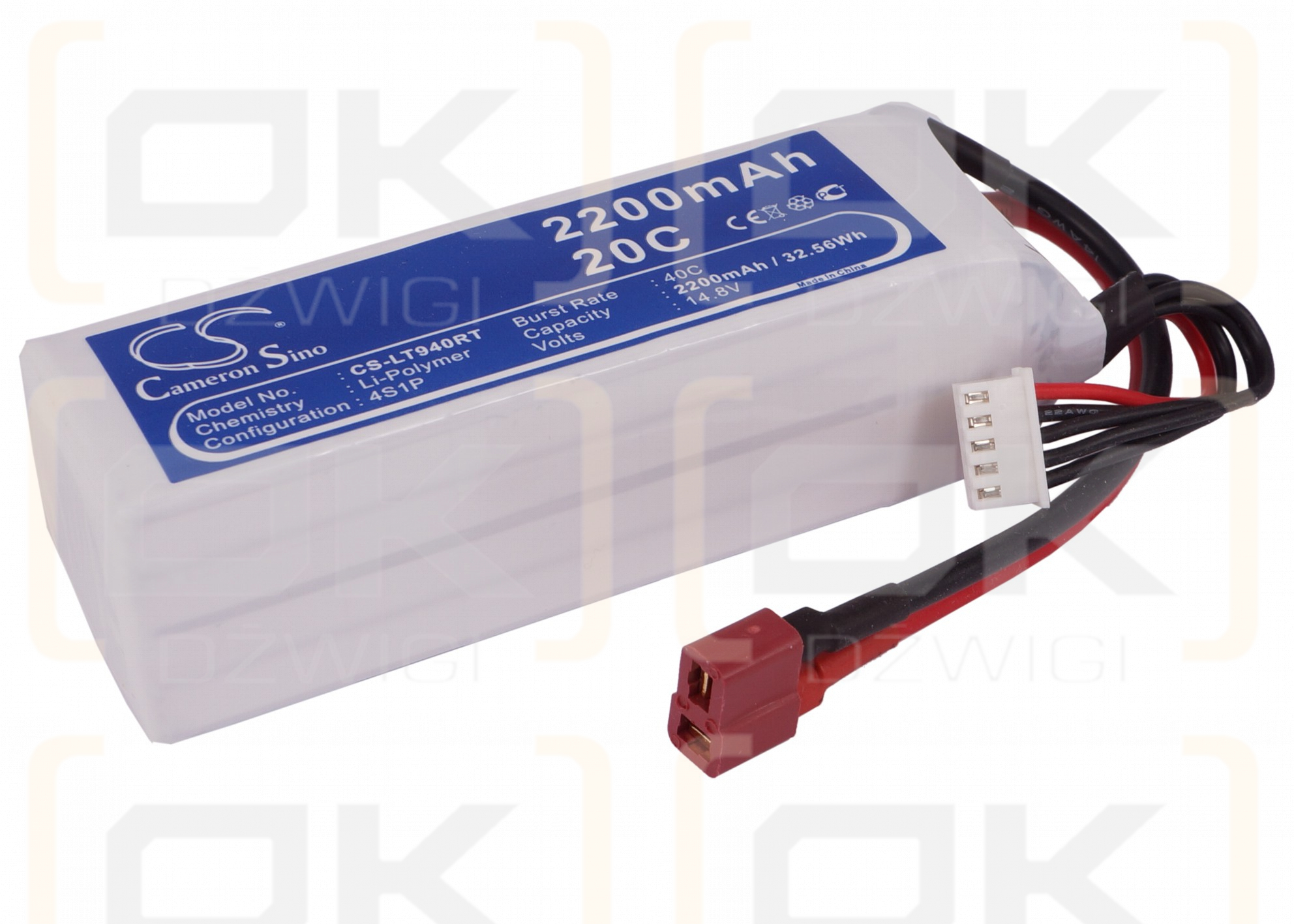 RC CS-LT940RT / CS-LT940RT 2200mAh Li-polímero 14.8V (Cameron Sino)