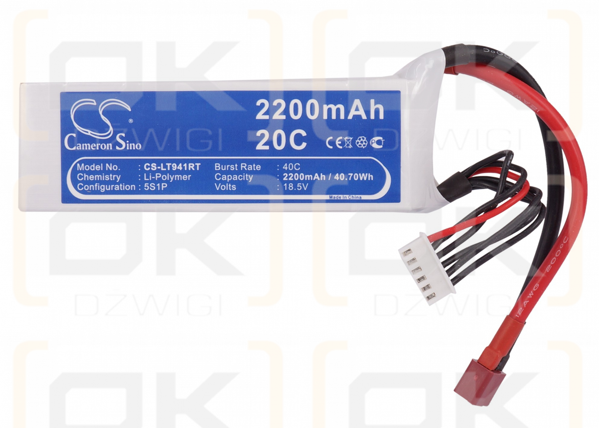 RC CS-LT941RT / CS-LT941RT 2200mAh Li-Polymer 18.5V (Cameron Sino)