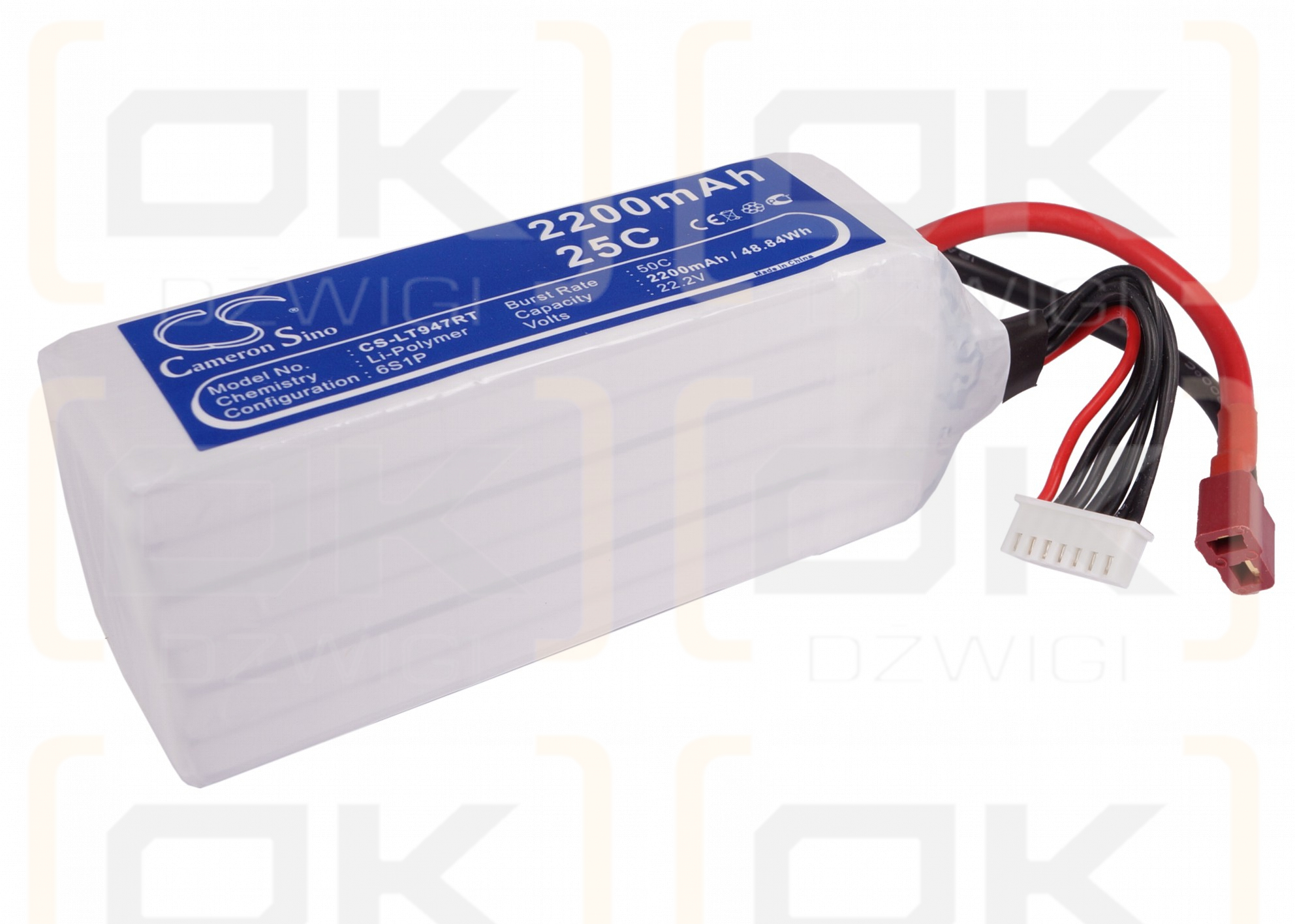 RC CS-LT947RT / CS-LT947RT 2200mAh Li-polímero 22,2V (Cameron Sino)