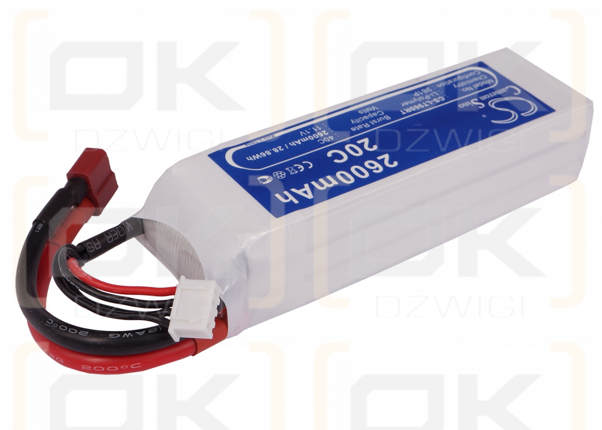 RC CS-LT960RT / CS-LT960RT 2600mAh Li-Polymer 11.1V (Cameron Sino)