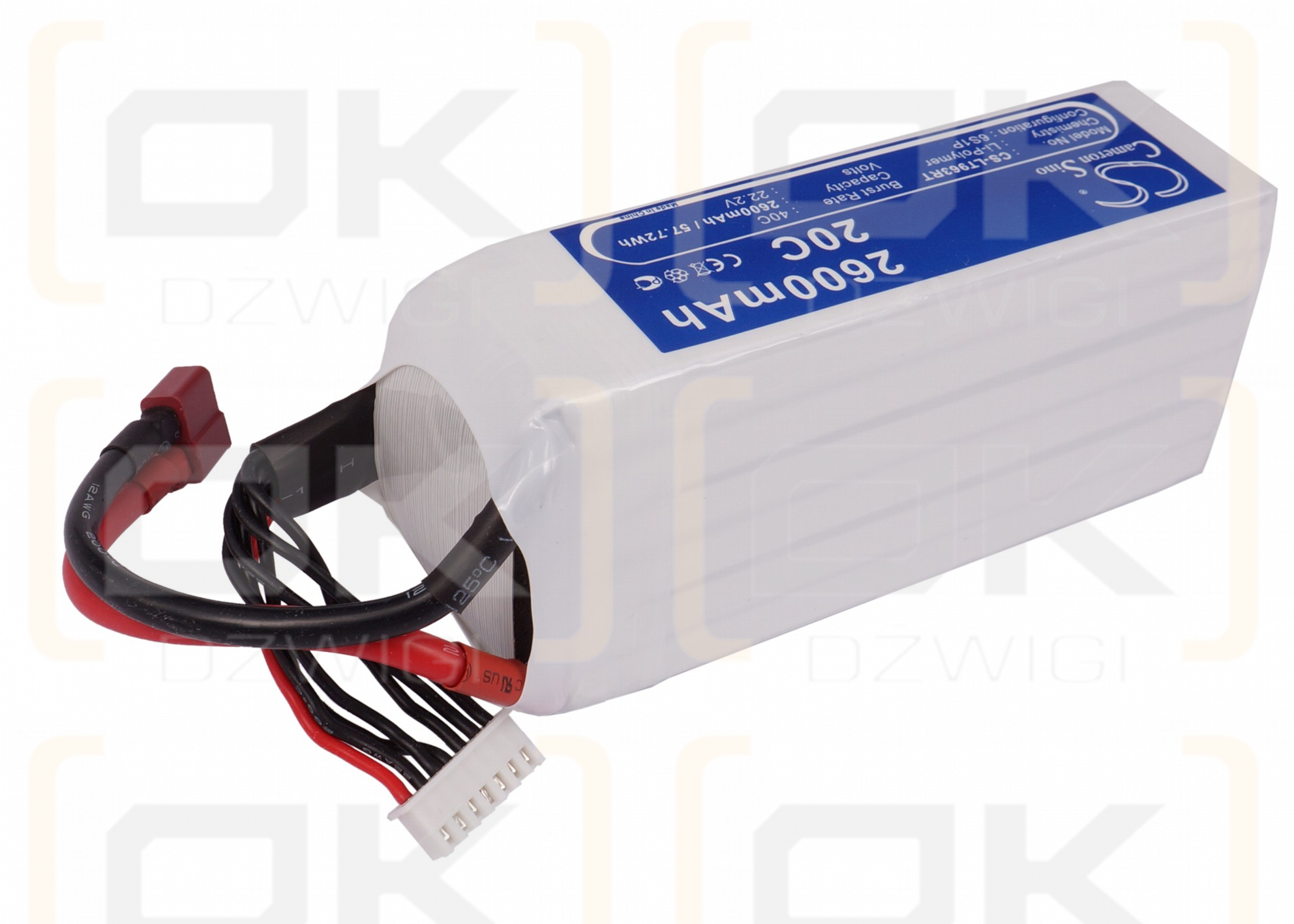 RC CS-LT963RT / CS-LT963RT 2600mAh Li-Polymer 22.2V (Cameron Sino)