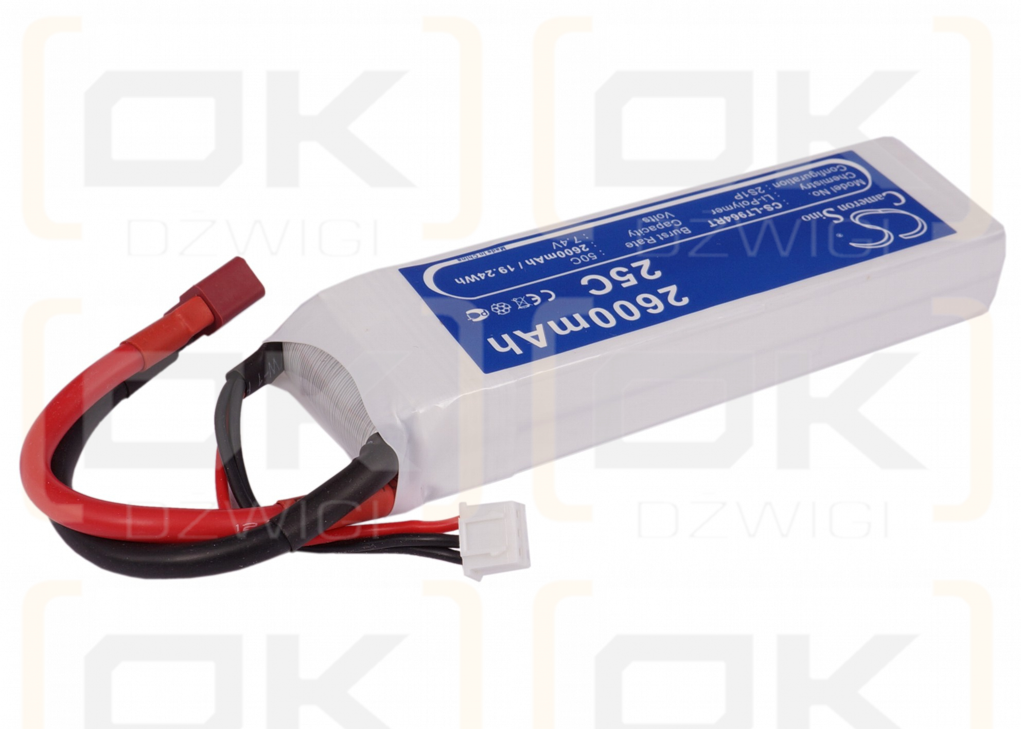 RC CS-LT964RT / CS-LT964RT 2600mAh Li-Polymer 7.4V (Cameron Sino)