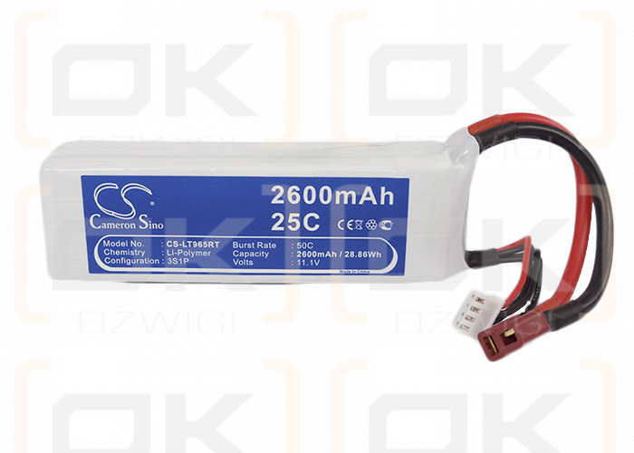 RC CS-LT965RT / CS-LT965RT 2600mAh Li-Polymer 11.1V (Cameron Sino)