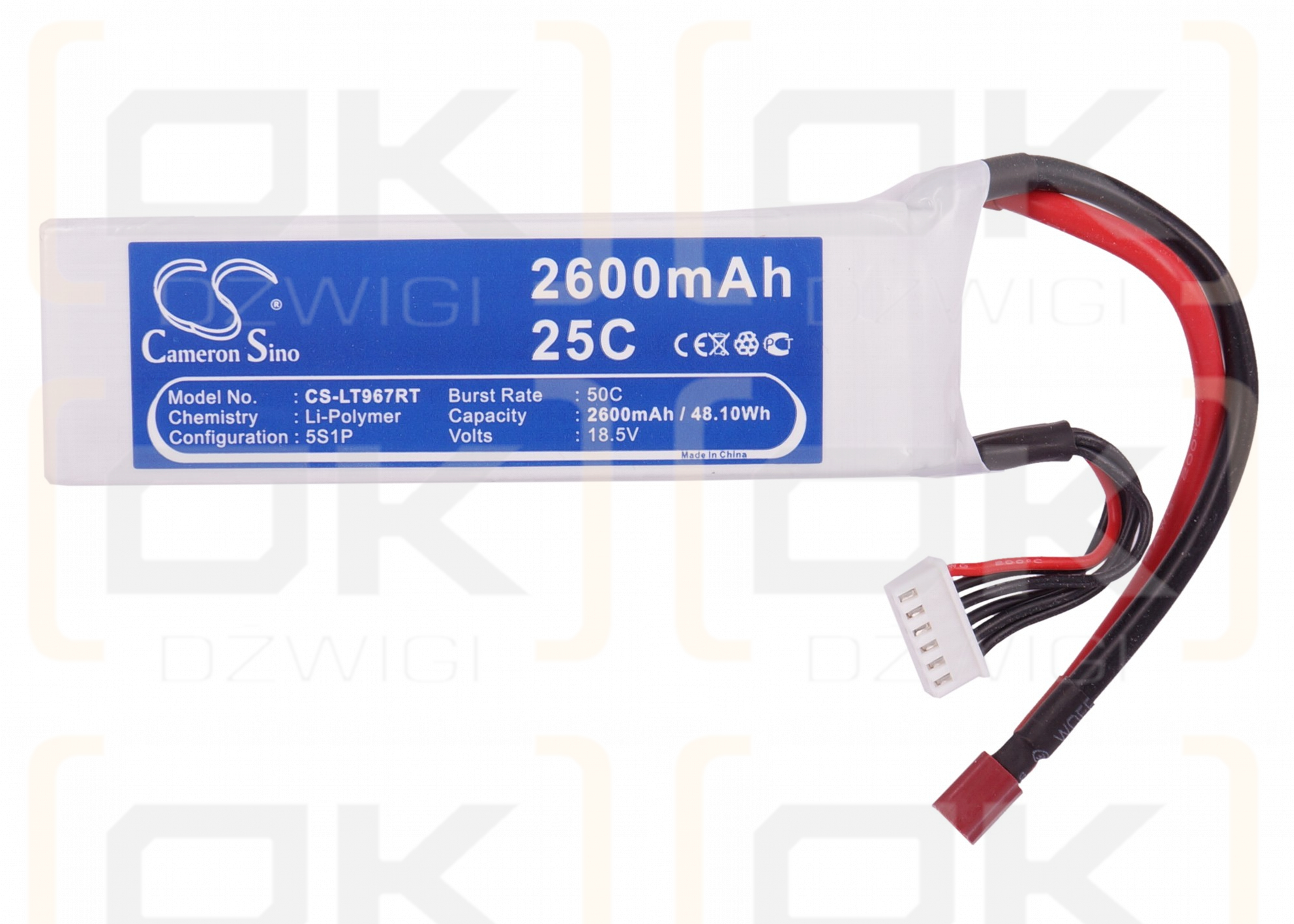 RC CS-LT967RT / CS-LT967RT 2600mAh Li-Polymer 18.5V (Cameron Sino)