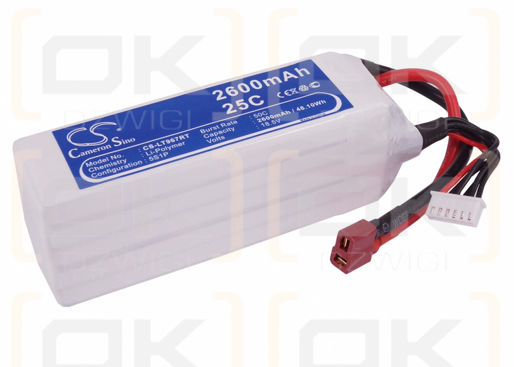 RC CS-LT967RT / CS-LT967RT 2600mAh Li-Polymer 18.5V (Cameron Sino)