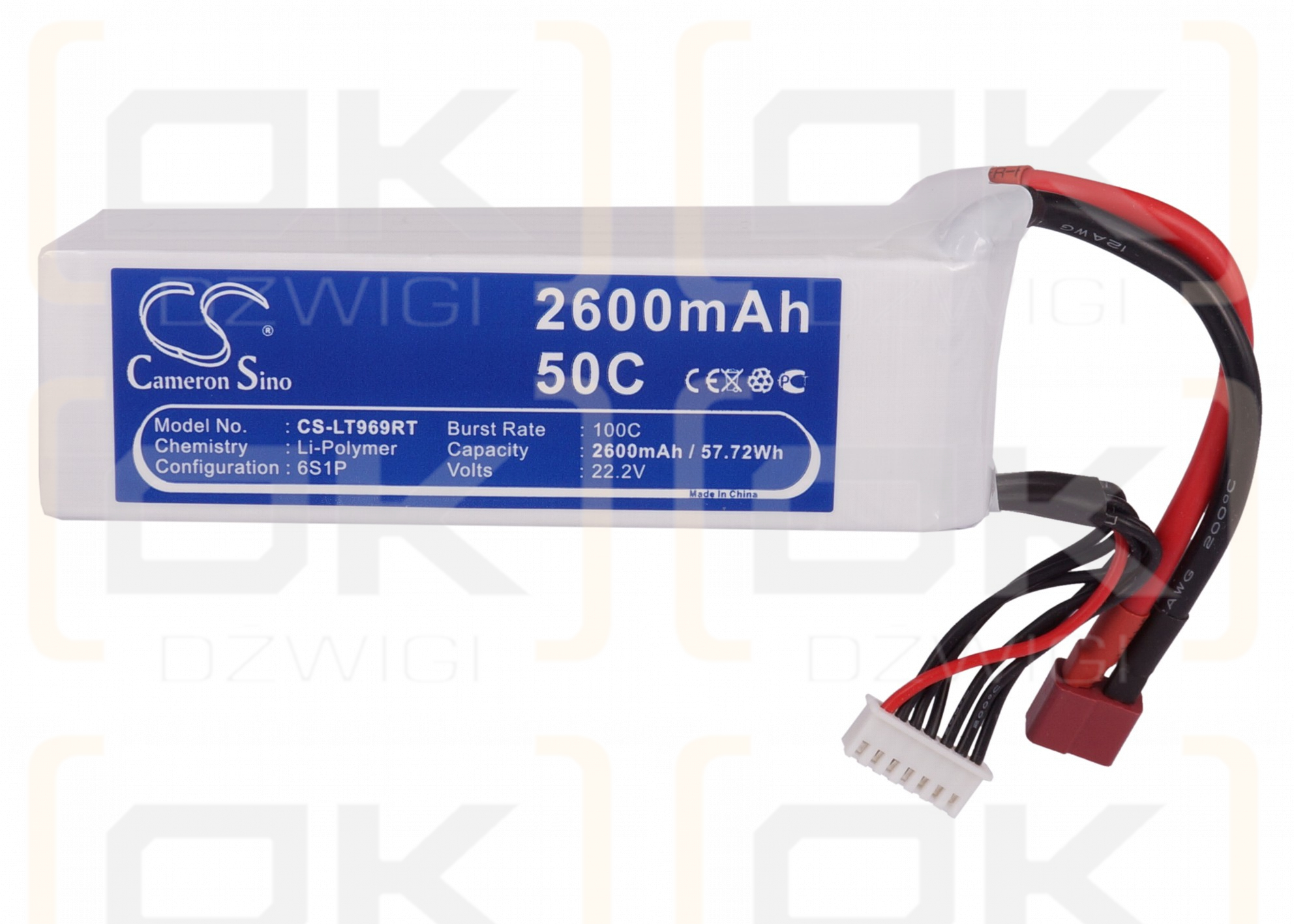 RC CS-LT969RT / CS-LT969RT 2600 mAh Li-Polymer 22,2 V (Cameron Sino)