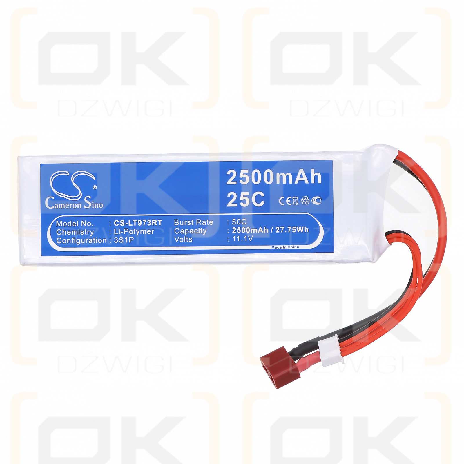 RC CS-LT973RT / CS-LT973RT 2500 mAh Li-Polymer 11,1 V (Cameron Sino)