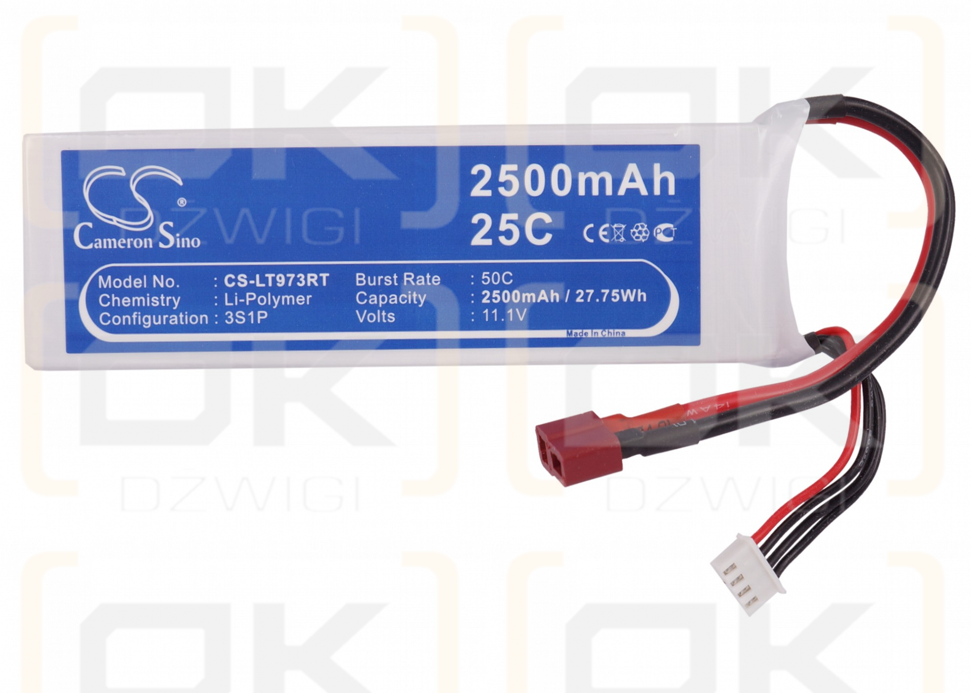 RC CS-LT973RT / CS-LT973RT 2500mAh Li-Polymer 11.1V (Cameron Sino)