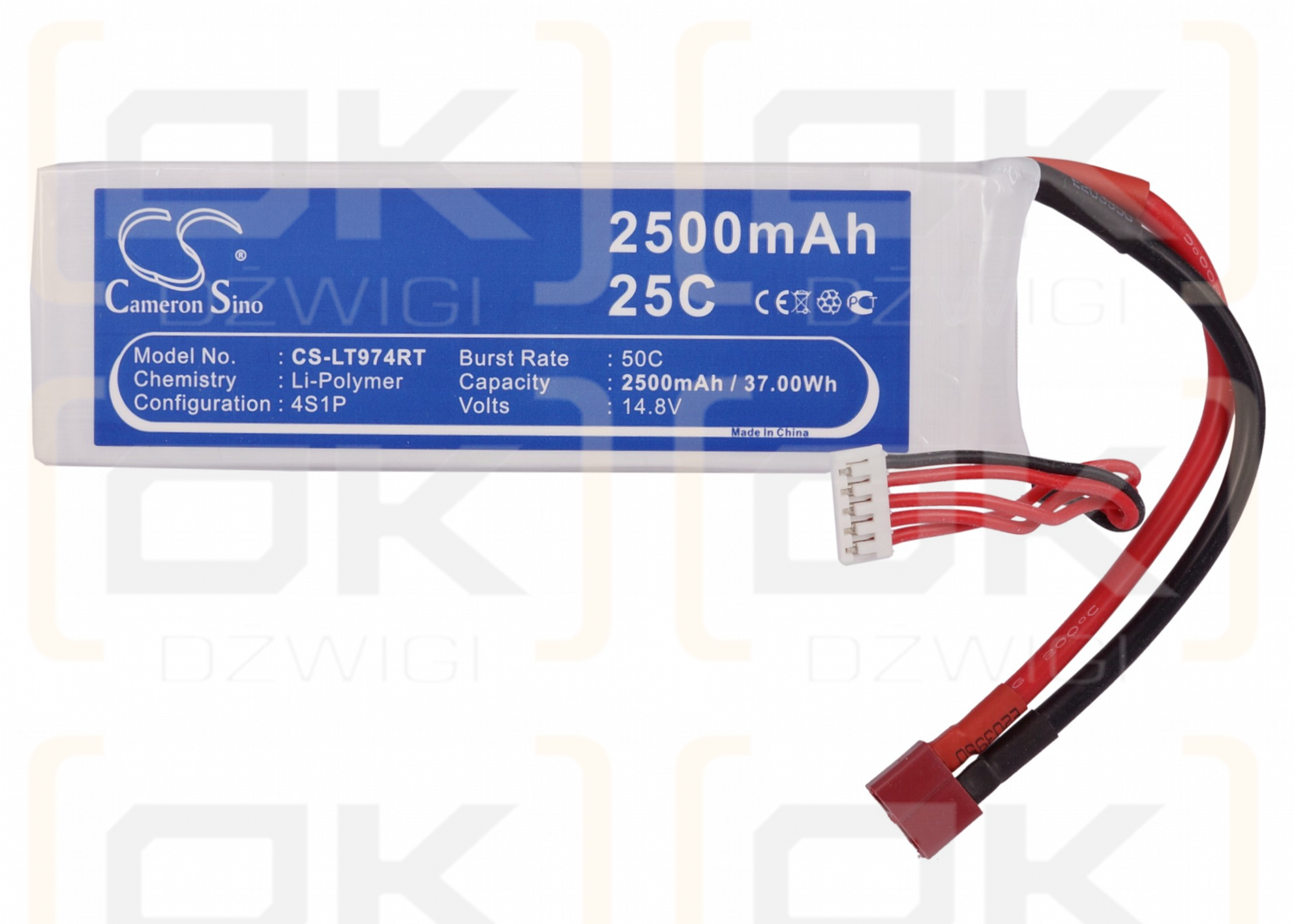 RC CS-LT974RT / CS-LT974RT 2500mAh Li-polímero 14.8V (Cameron Sino)