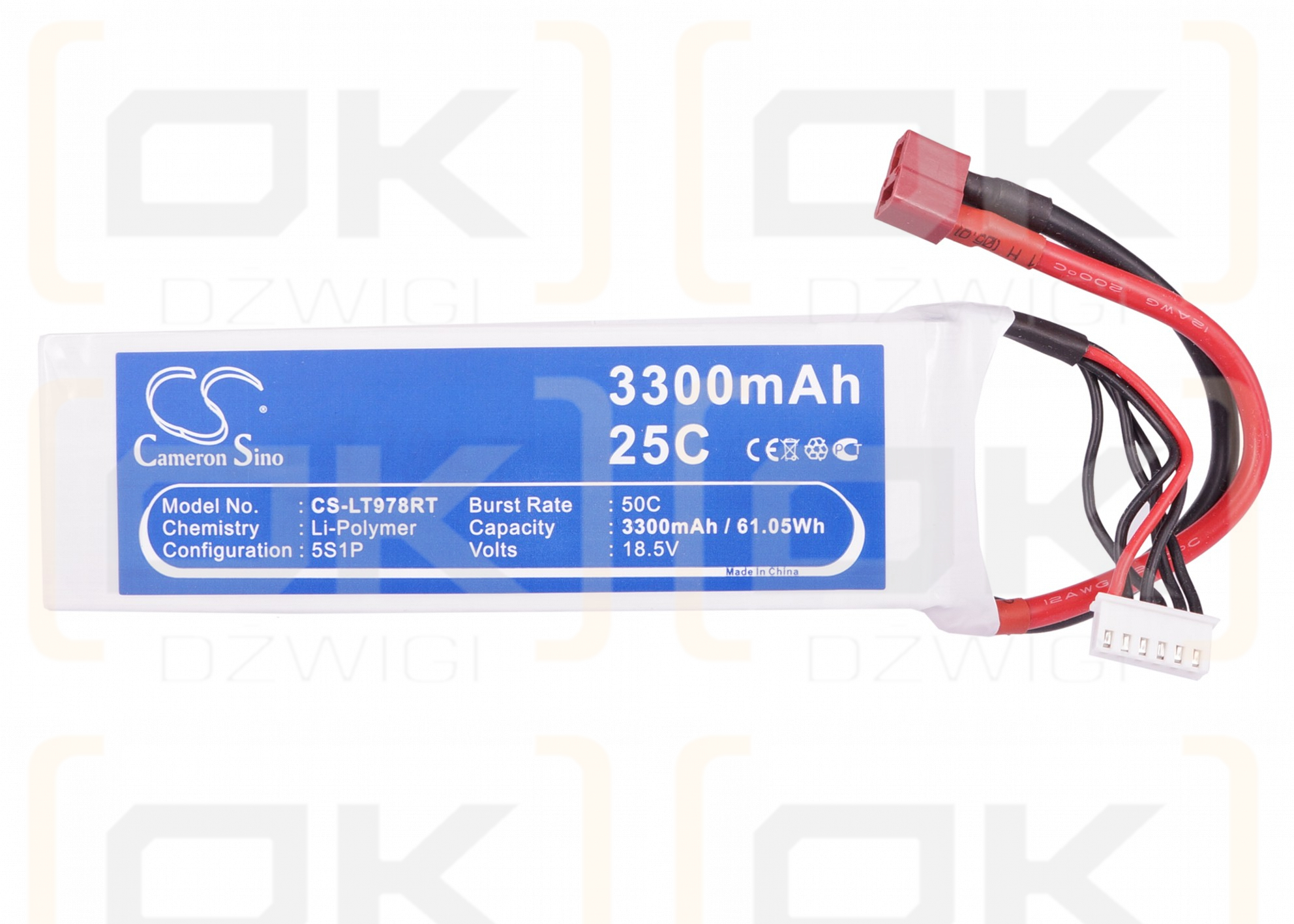 RC CS-LT978RT / CS-LT978RT 3300 mAh Li-Polymer 18,5 V (Cameron Sino)