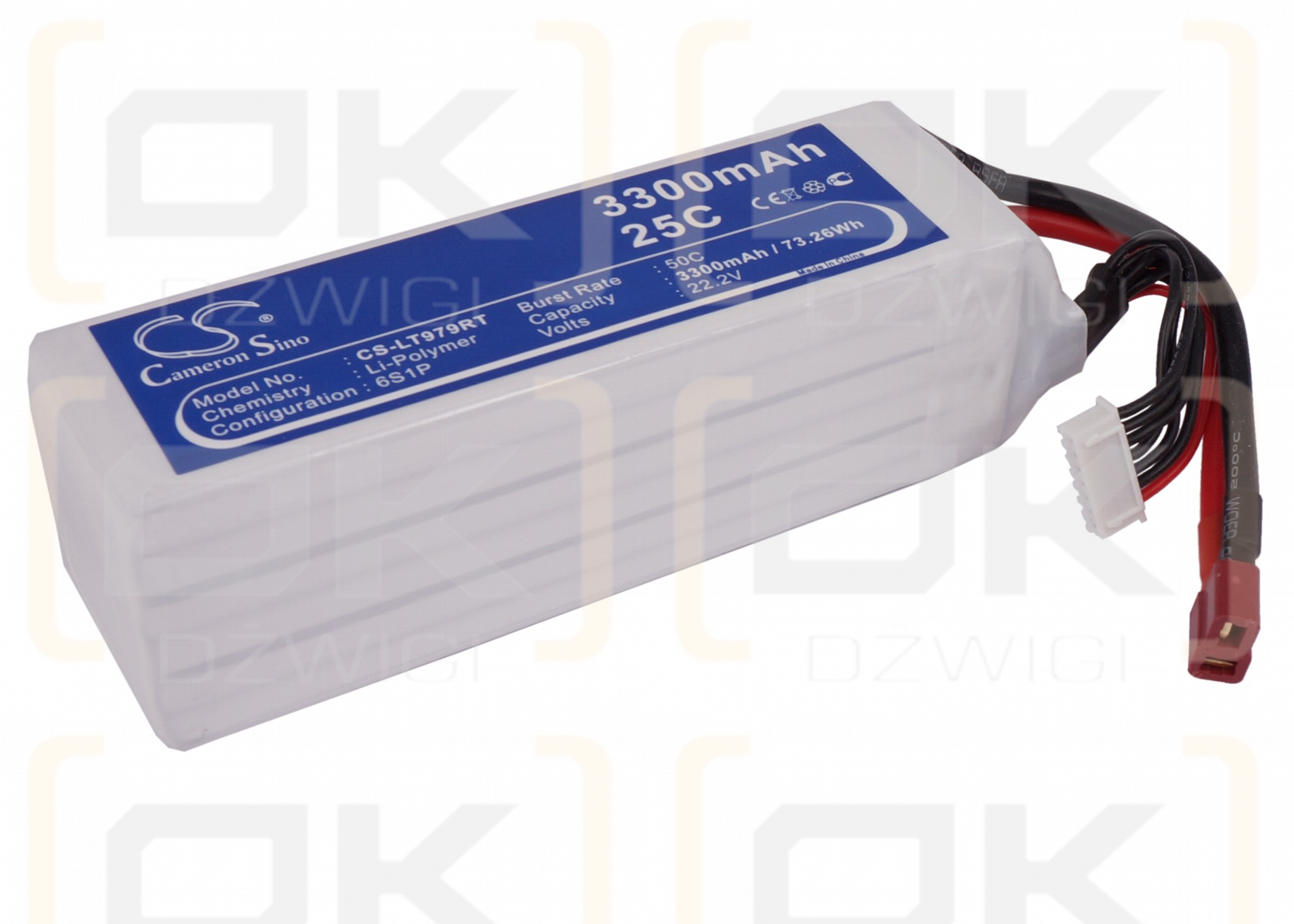 RC CS-LT979RT / CS-LT979RT 3300mAh Li-polímero 22,2V (Cameron Sino)